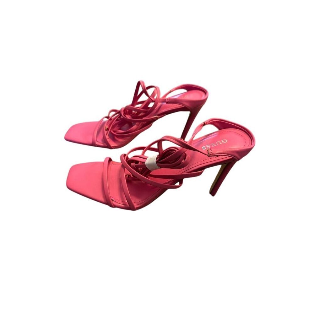 GUESS Women's Zabyie Pink Strappy Heeled Sandals Size 9 Party/Cocktail - Picture 7 of 16